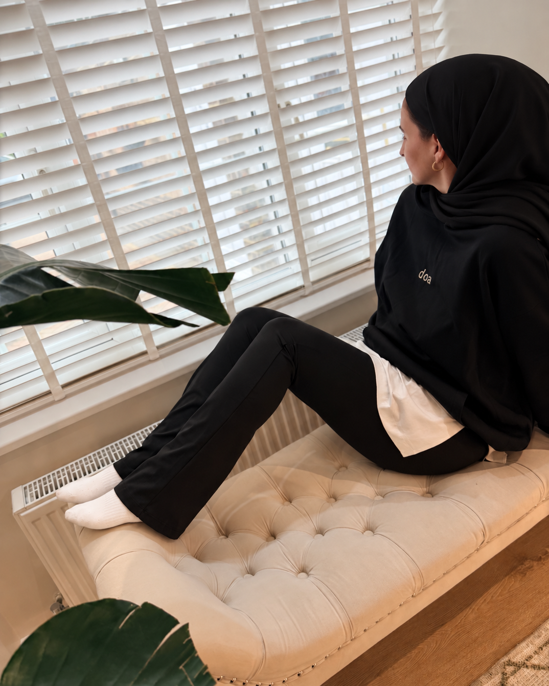 Flared Leggings - Black