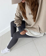 High Waisted Leggings - Grey